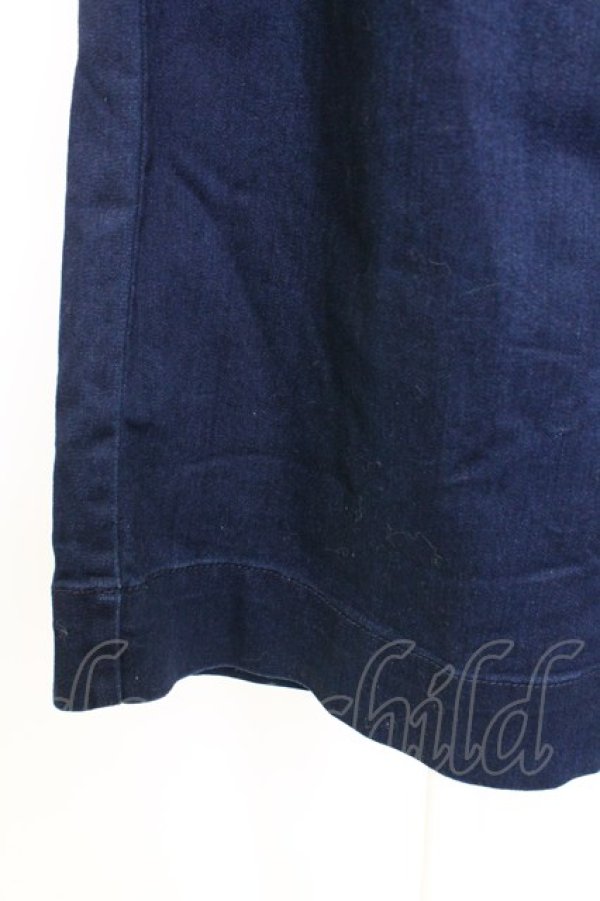 画像6: axes femme / サイドフリルポケットデニムパンツ  青デニム T-25-12-25-035-AX-PA-SA-ZT (6)