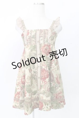 画像: axes femme / ゴブラン柄チュニック  ブラウン T-25-12-25-008-AX-OP-SA-ZT