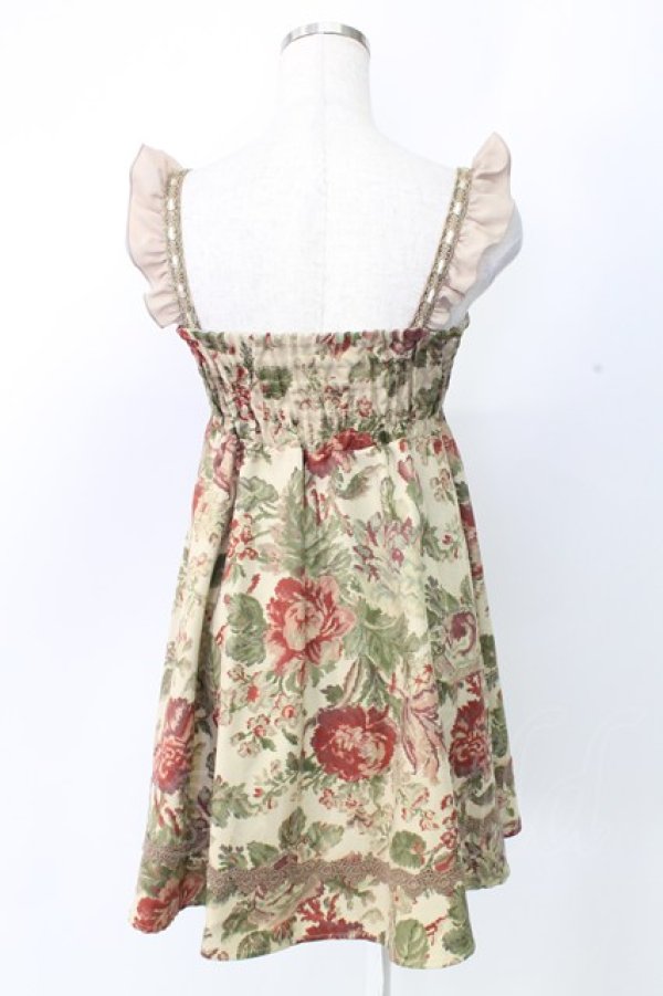 画像2: axes femme / ゴブラン柄チュニック  ブラウン T-25-12-25-008-AX-OP-SA-ZT (2)