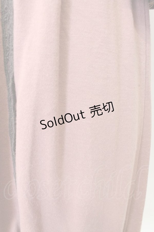 画像5: axes femme / カメオレースカットワンピース  ピンクＸグレー T-25-12-25-010-AX-OP-SA-ZT (5)