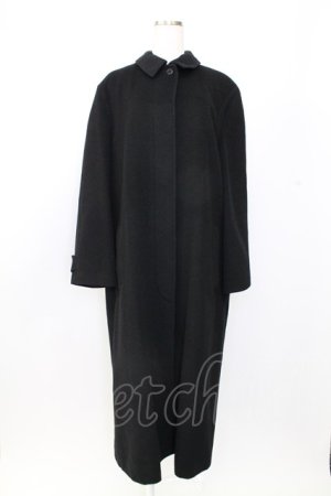 画像: INGEBORG / 裏地ドットロングコート  黒 T-25-12-25-016-LO-CO-SA-ZT