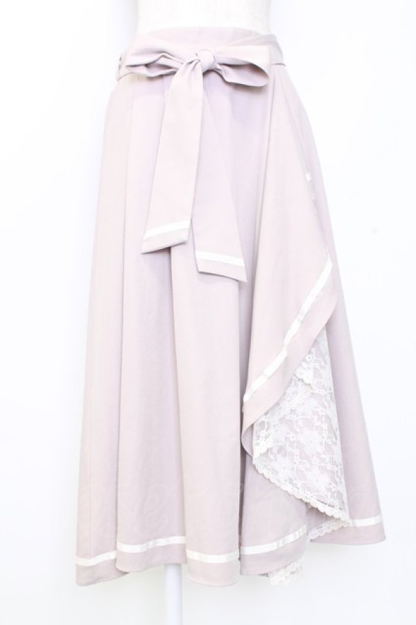 画像1: axes femme / ラッフルフリルスカート  ピンク T-25-12-25-018-AX-SK-SA-ZT (1)