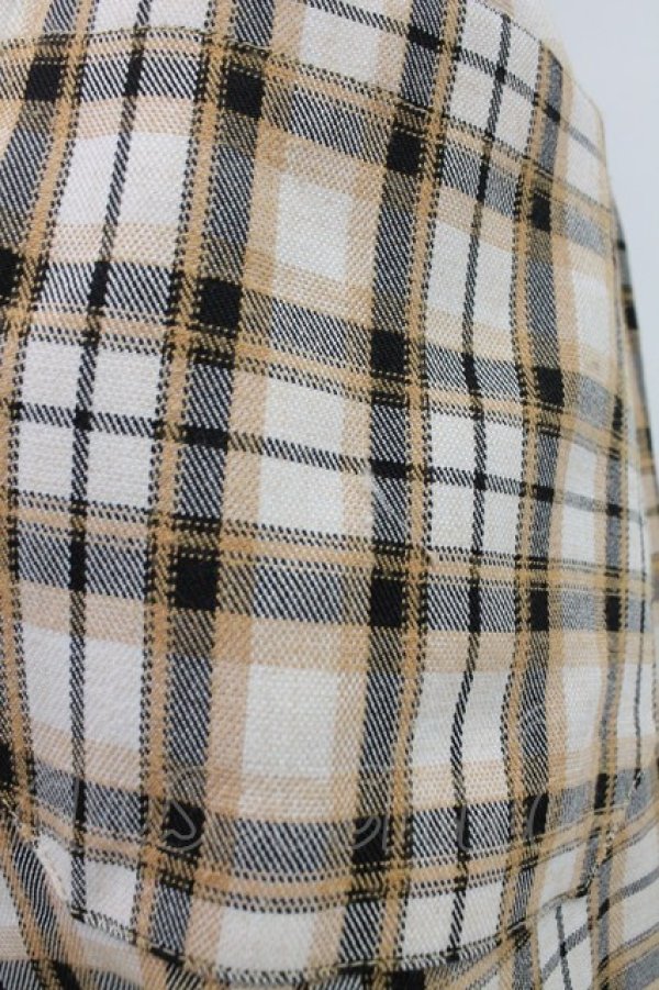 画像4: Candy Stripper / チェックゴムウエストパンツ 2 ベージュ T-25-12-26-025-PU-PA-SA-ZT (4)