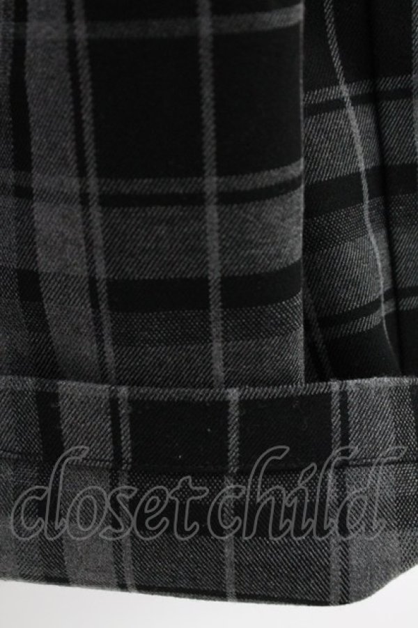 画像4: Candy Stripper / チェックパンツ 2 グレー T-25-12-26-027-PU-PA-SA-ZT (4)