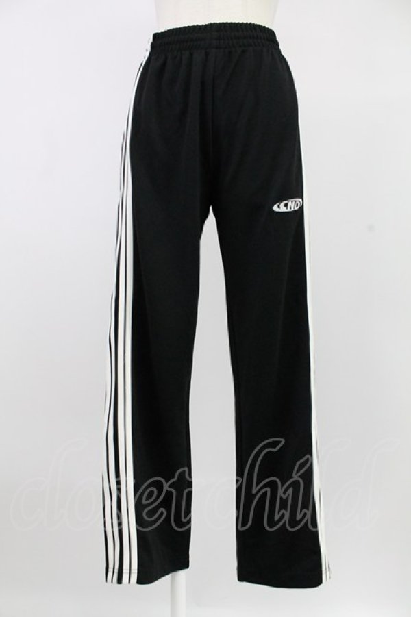 画像1: Candy Stripper / CND TRACK PANTS 2 ブラック T-25-12-26-030-PU-PA-SA-ZT (1)