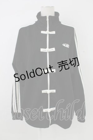 画像: Candy Stripper / CND CHINA JERSEY BLOUSON 2 ブラック T-25-12-26-032-PU-JA-SA-ZT341