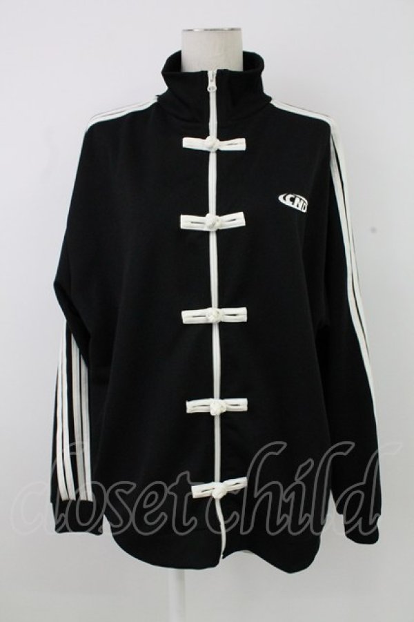 画像1: Candy Stripper / CND CHINA JERSEY BLOUSON 2 ブラック T-25-12-26-032-PU-JA-SA-ZT (1)
