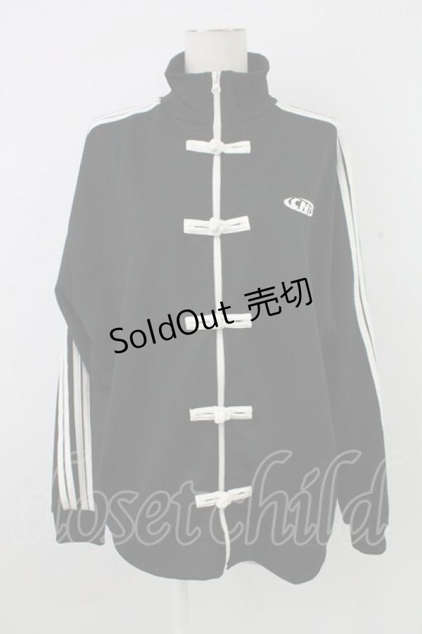 画像1: Candy Stripper / CND CHINA JERSEY BLOUSON 2 ブラック T-25-12-26-032-PU-JA-SA-ZT341 (1)