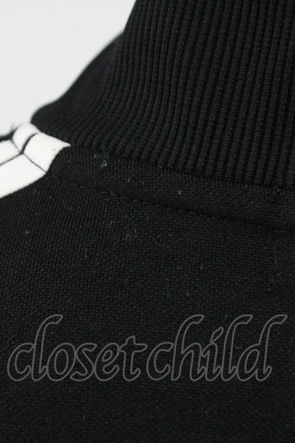 画像5: Candy Stripper / CND CHINA JERSEY BLOUSON 2 ブラック T-25-12-26-032-PU-JA-SA-ZT (5)