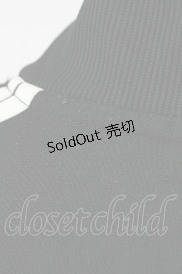 画像5: Candy Stripper / CND CHINA JERSEY BLOUSON 2 ブラック T-25-12-26-032-PU-JA-SA-ZT341 (5)