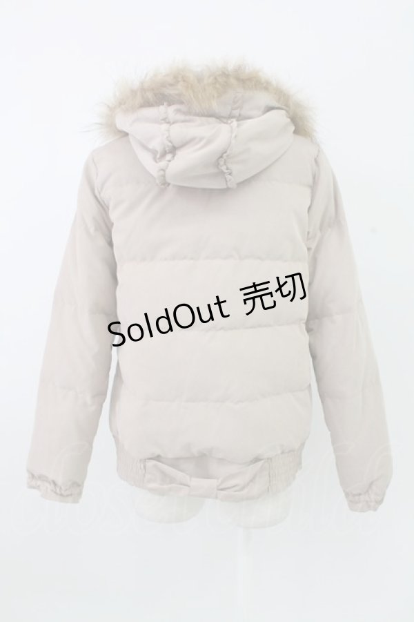 画像2: axes femme / ファー付きダウン M ピンク T-25-12-26-033-AX-CO-SA-ZT (2)