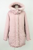 画像1: Ank Rouge / キラキラリボン中綿ブルゾン  ピンク T-25-12-26-034-CA-CO-SA-ZT (1)