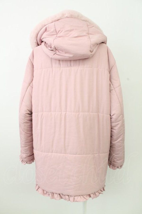 画像2: Ank Rouge / キラキラリボン中綿ブルゾン  ピンク T-25-12-26-034-CA-CO-SA-ZT (2)