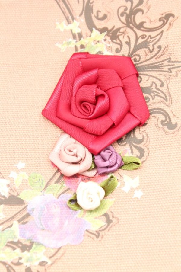 画像4: axes femme / ガーリーフレンチトートバッグ  ピンク T-25-12-26-037-AX-BG-SA-ZT (4)