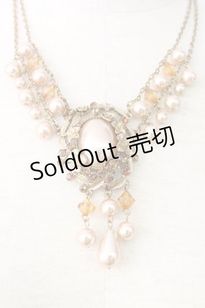 画像: axes femme / グランドパールネックレス  アワピンク T-25-12-26-039-AX-AC-SA-ZT