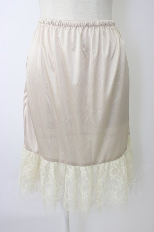 画像4: axes femme / 襟元パール編み上げニットワンピース M キナリ T-25-12-26-006-AX-OP-SA-ZT (4)