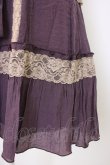 画像4: axes femme / レース配色ワンピース  パープルＸアイボリー T-25-12-26-010-AX-OP-SA-ZT (4)