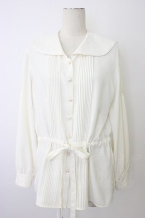 画像: INGEBORG / ショーゼットセーラーカラーブラウス  アイボリー T-25-12-26-002-LO-BL-SA-ZT