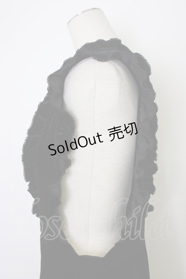 画像4: PINK HOUSE / スノーベロアジャンパースカート  黒 T-25-12-26-015-LO-OP-SA-ZT (4)