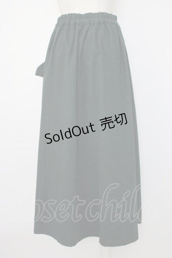 画像2: OLIVE des OLIVE / 切替プリーツスカート  グリーン T-25-12-26-020-0-SK-SA-ZT (2)