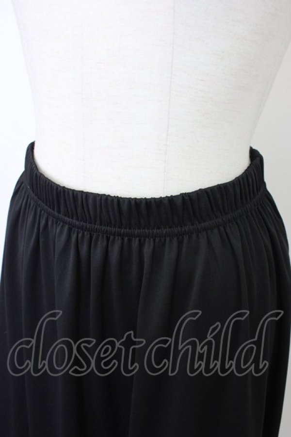 画像3: axes femme / ドットチュール使いペチスカート M ブラック T-25-12-26-021-AX-SK-SA-ZT (3)