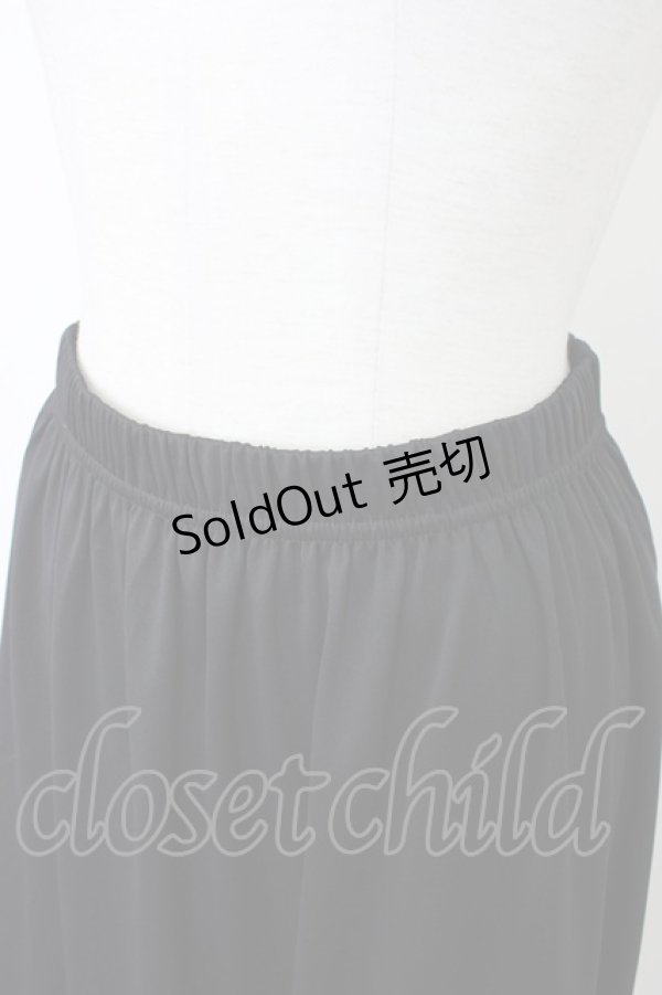 画像3: axes femme / ドットチュール使いペチスカート M ブラック T-25-12-26-021-AX-SK-SA-ZT (3)