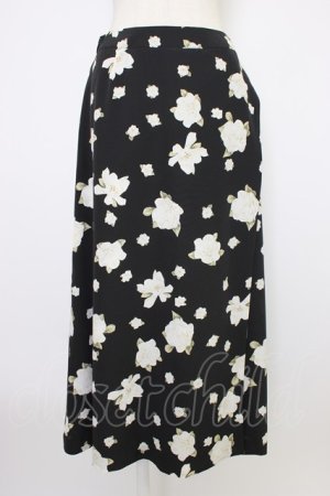 画像: INGEBORG / くちなしpt.スカート 3(サイズ9号) 黒Ｘ白 T-25-12-26-022-LO-SK-SA-ZT