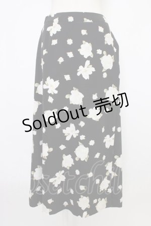 画像: INGEBORG / くちなしpt.スカート 3(サイズ9号) 黒Ｘ白 T-25-12-26-022-LO-SK-SA-ZT