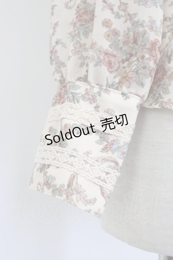 画像4: axes femme / ミュルーズ染色美術館コラボブラウス  ブラウン T-25-12-27-003-AX-BL-SA-ZT506 (4)