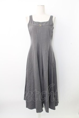 画像: axes femme / フレアーシルエットジャンスカ  グレー T-25-12-28-004-AX-OP-SA-ZT