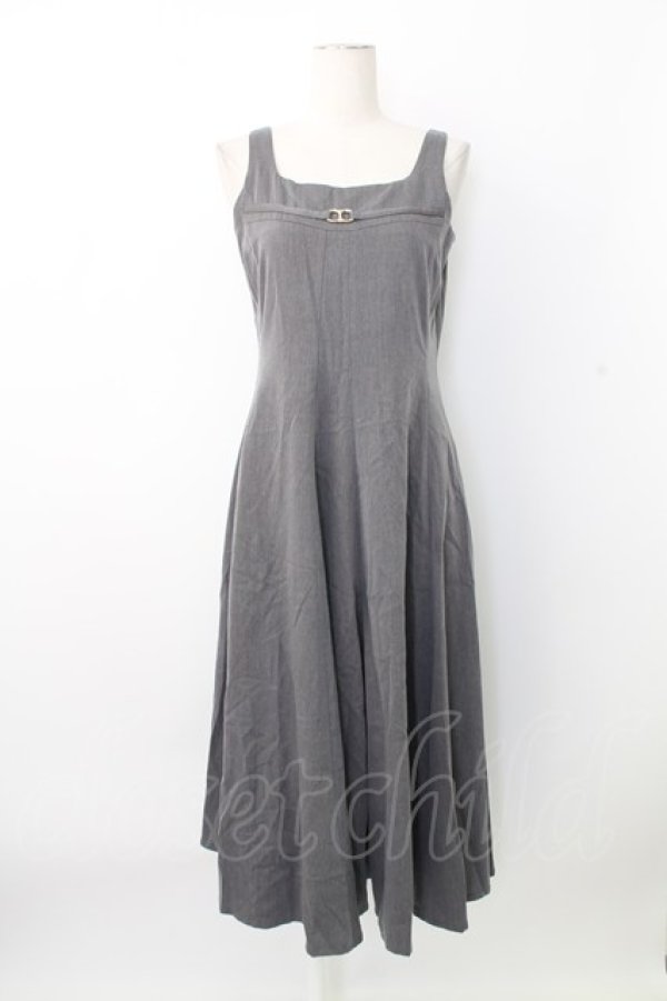 画像1: axes femme / フレアーシルエットジャンスカ  グレー T-25-12-28-004-AX-OP-SA-ZT (1)