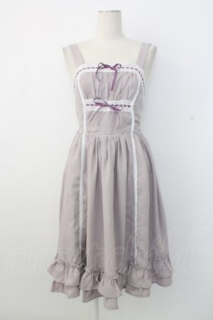 画像: axes femme kawaii / リナズジャンパースカート  ラベンダー T-25-12-28-006-AX-OP-SA-ZT