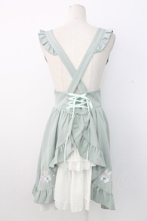 画像2: Amavel / Fancy POP Daydreamレイヤードスカート  グリーン T-25-12-28-008-CA-SK-SA-ZT (2)