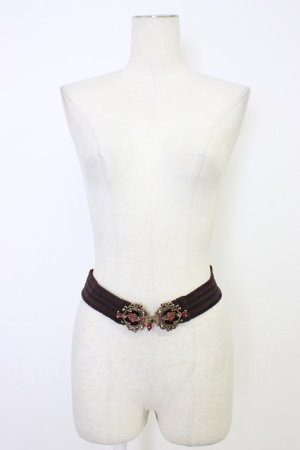 画像: axes femme / ローズゴムベルト  黒Ｘゴールド T-25-12-28-022-AX-ZA-SA-ZT