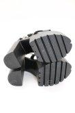画像4: NieR Clothing / ヒールサンダル 36 ブラック T-25-12-29-002-PU-SH-SA-ZT (4)
