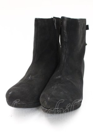 画像: F&A / バックリボンプレーンブーツ L ブラック T-25-12-29-006-LO-SH-SA-ZT