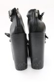 画像2: NieR Clothing / ヒールサンダル 36 ブラック T-25-12-29-002-PU-SH-SA-ZT (2)