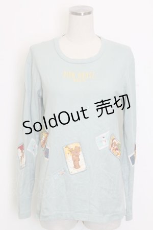 画像: PINK HOUSE / クリスマスクマ長袖Tシャツ M ミント T-25-12-31-001-LO-TS-SA-ZT439