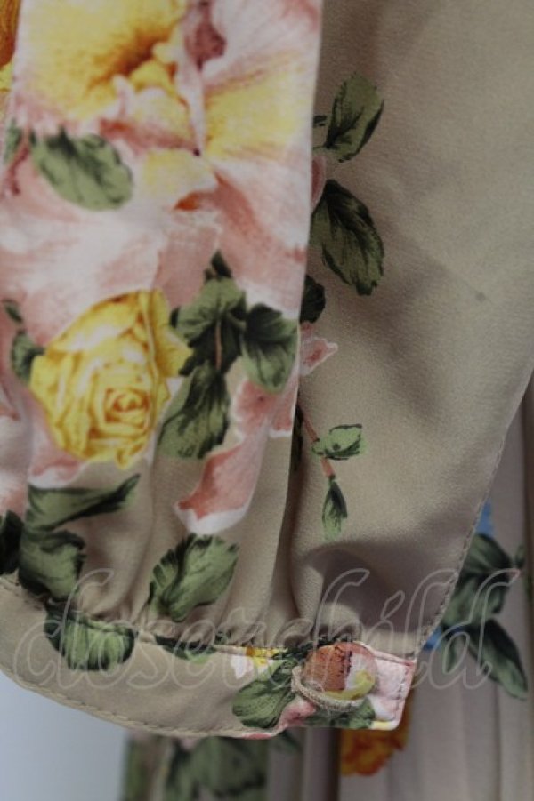 画像3: INGEBORG / フラワーブーケ総柄ワンピース  アイボリー T-25-12-31-013-LO-OP-SA-ZT (3)