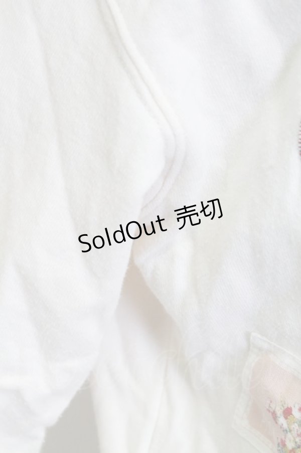 画像4: PINK HOUSE / ワッペン&アルファベットスウェット  アイボリー T-25-12-31-002-LO-OP-SA-ZT (4)