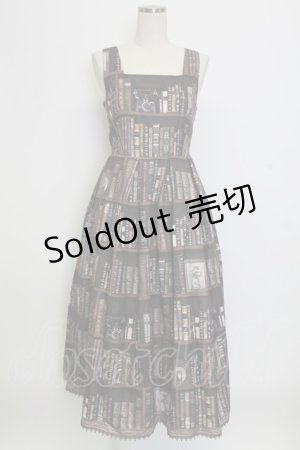 画像: Avenue Denfer / 本棚ジャンパースカート S ブラウン T-25-12-31-015-LO-OP-SA-ZT