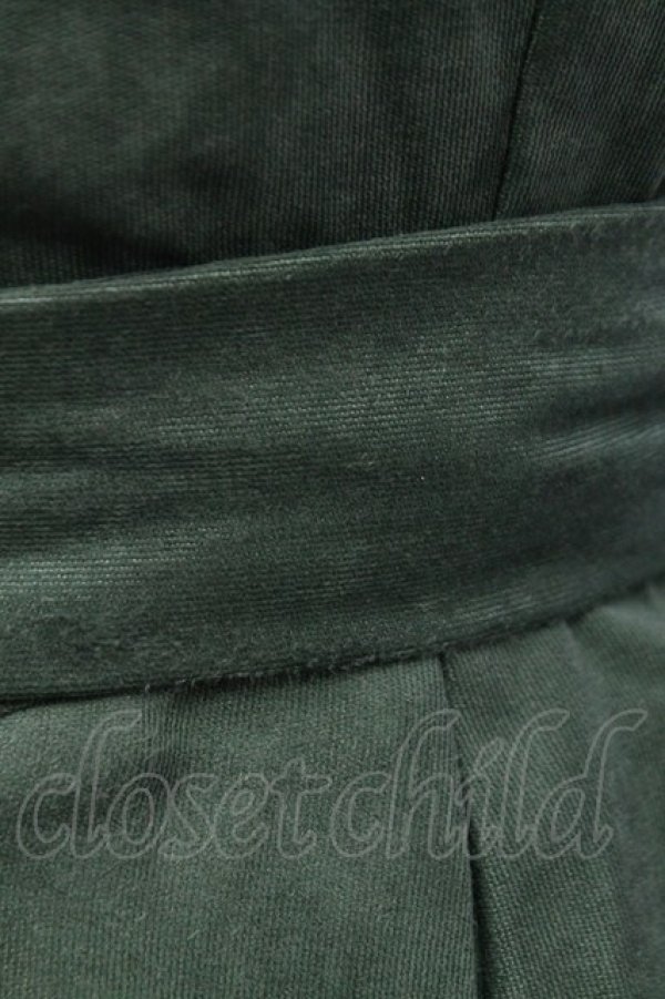 画像8: Miss Point / バイオリン刺繍長袖ワンピース M グリーン T-25-12-31-016-0-OP-SA-ZT (8)