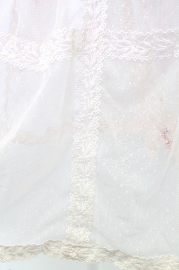 画像6: 熊逗醤 / ジャガードベスト&レースロングベスト  黒Ｘアイボリー T-25-12-31-018-0-TO-SA-ZT (6)