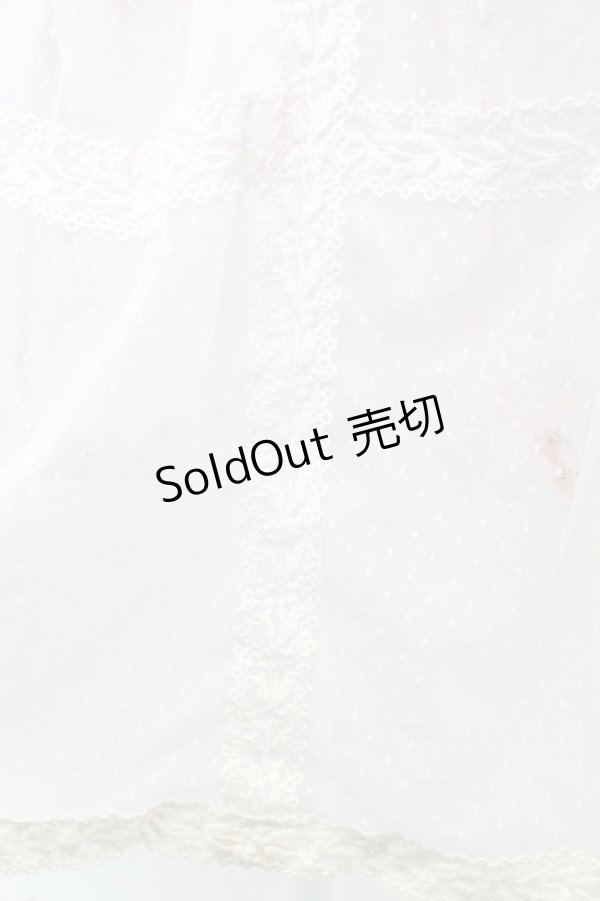 画像6: 熊逗醤 / ジャガードベスト&レースロングベスト  黒Ｘアイボリー T-25-12-31-018-0-TO-SA-ZT447 (6)