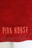 画像6: PINK HOUSE / ロゴpt&刺繍ワッペンジャンパースカート  レッド T-25-12-31-021-LO-OP-SA-ZT (6)