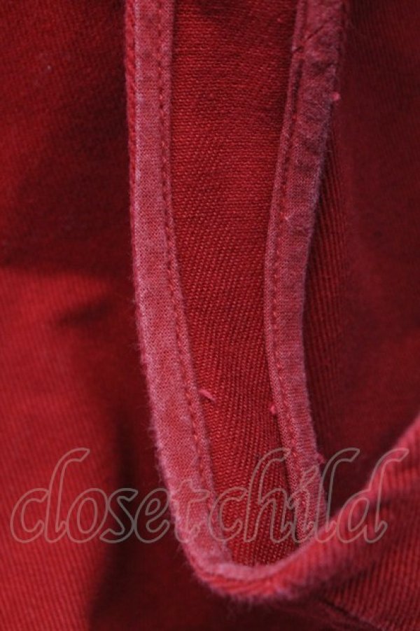 画像8: PINK HOUSE / ロゴpt&刺繍ワッペンジャンパースカート  レッド T-25-12-31-021-LO-OP-SA-ZT (8)