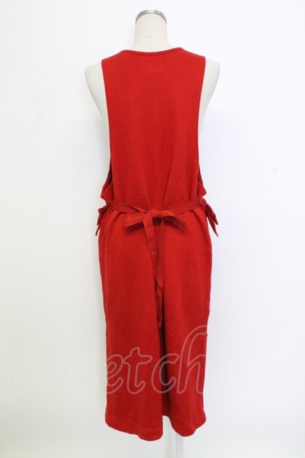 画像2: PINK HOUSE / スウェットジャンパースカート  レッド T-25-12-31-022-LO-OP-SA-ZT (2)