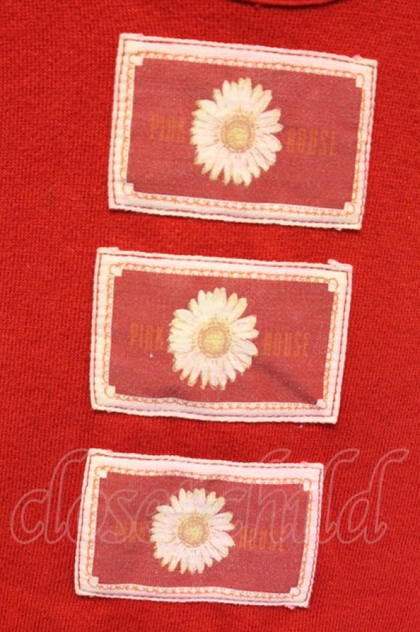 画像5: PINK HOUSE / スウェットジャンパースカート  レッド T-25-12-31-022-LO-OP-SA-ZT (5)