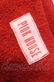 画像7: PINK HOUSE / スウェットジャンパースカート  レッド T-25-12-31-022-LO-OP-SA-ZT (7)