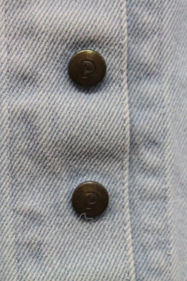 画像9: PINK HOUSE / かおくまワッペンデニムワンピース  ライトブルー T-25-12-31-024-LO-OP-SA-ZT (9)